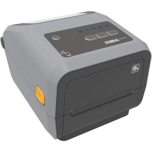 Zebra Zd421 Thermal Transfer Printer (74/300M)300Dpi/Usb/802.11Ac/Bt4 Row [Zd4A043-30Pw02Ez] Label