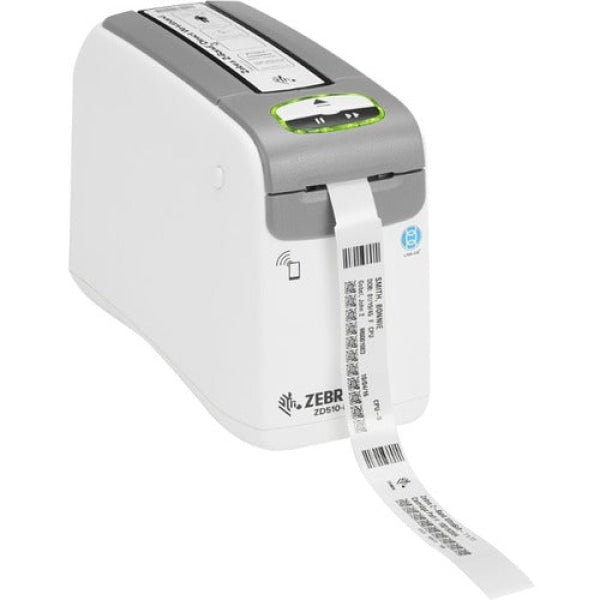 Zebra Zd510 Direct Thermal Printer Mono Wristband Print; 300Dpi/Usb Host/Ethernet/Btle