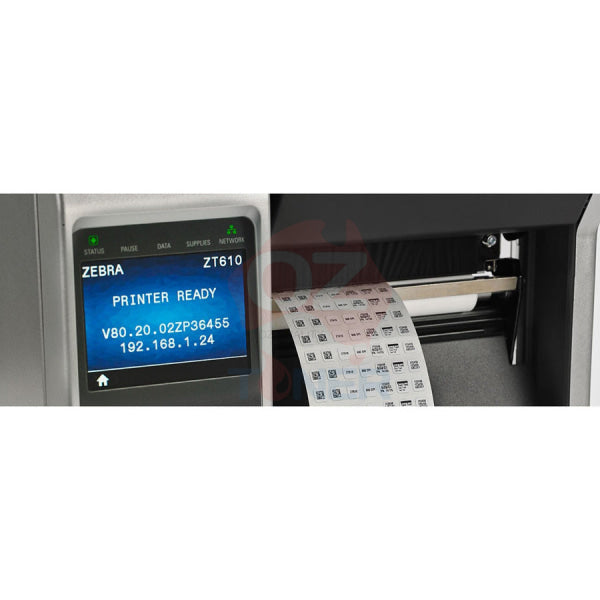 Zebra Zt610 Thermal Transfer Tt Printer 4/300 Dpi/Serial/Usb/Gigabit Ethernet/Bluetooth