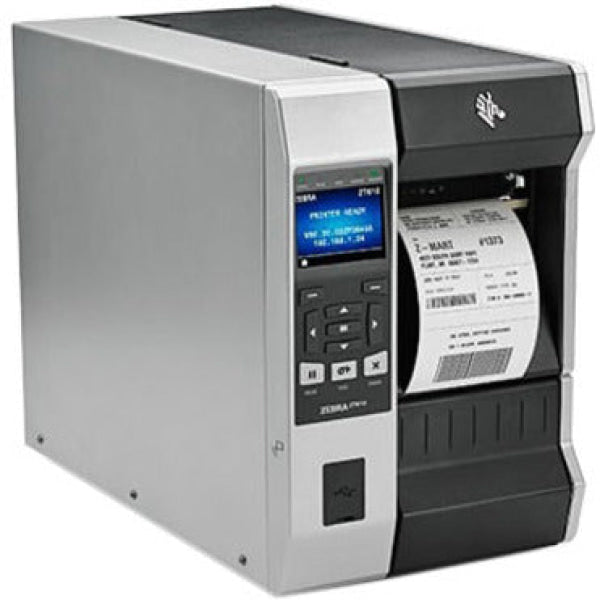 Zebra Zt610 Tt Printer 203Dpi/Serial/Usb/Gigabit Ethernet/Bluetooth/Cutter [Zt61042-T1P0100Z] Label