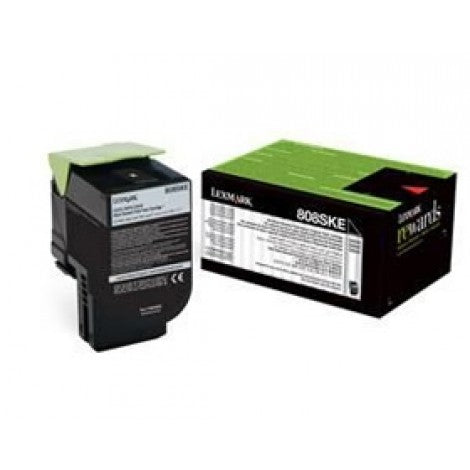 Lexmark Corporate Toner Cartridge For Cx310  Cx410 & Cx510 Printer Series  2 500 Pages Yield  Black [80C8SKE]